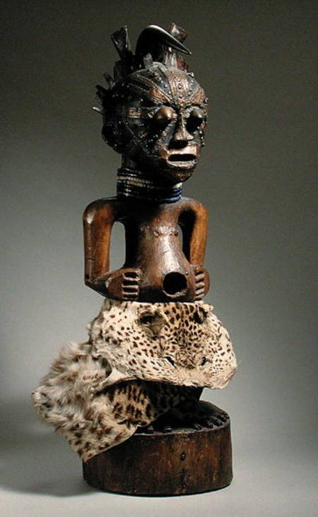 Songye power figure (copper) de African