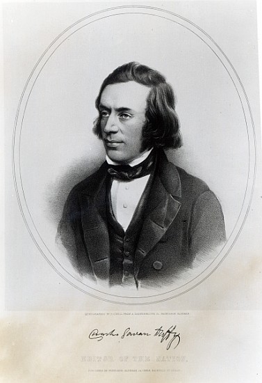 Charles Gavan Duffy, lithographed by H. O''Neill de (after) English photographer