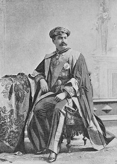 Maharaja Bhagvatsingh of Gondal de (after) English photographer