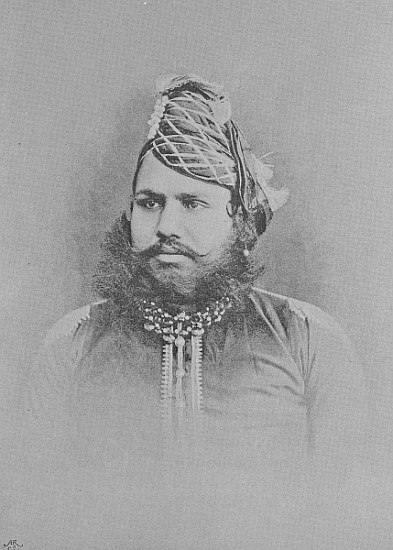 Maharaja Sawai Madho Singh II de (after) English photographer