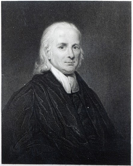 Rev Friedrich Schwartz; engraved by Edward Scriven de (after) English School