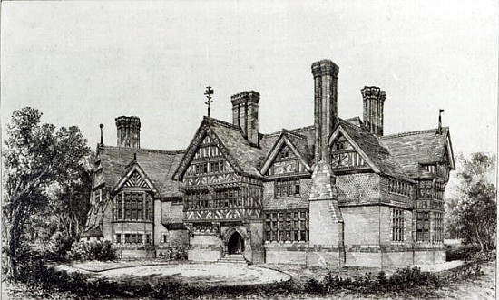 House recently erected at Harrow Weald, from ''The Building News'', 6th September 1872 de (after) English School