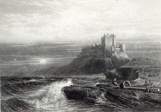 Bamborough Castle; engraved by S. Bradshaw, printed Cassell & Company LtdFoster de (after) Myles Birket