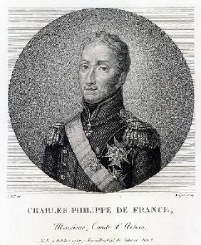 Portrait of Charles of France (1757-1836), Count of Artois, future Charles X King of France and Nava