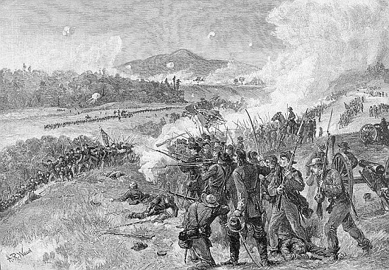 The Battle of Resaca, Georgia, May 14th 1864, illustration from ''Battles and Leaders of the Civil W de (after) Alfred R. Waud
