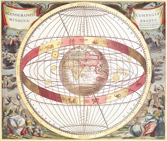 Planisphere, from ''Atlas Coelestis''; engraved by Pieter Schenk (1660-1719) and Gerard Valk (1651-1 de (after) Andreas Cellarius