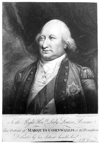 Charles, Marquis of Cornwallis de (after) Anthony Devis