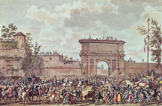 The Entry of the French into Milan, 25 Floreal An IV (14th May 1796) de (after) Antoine Charles Horace (Carle) Vernet