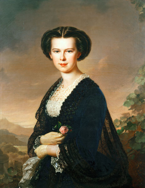 Kaiserin Elisabeth von Österreich (1837-1898) de (after) Anton Einsle