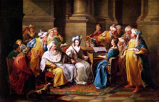 The Grand Turk Giving a Concert for his Mistress de (after) Carle van Loo