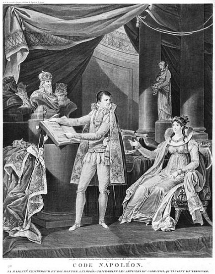 His Majesty the Emperor and King Napoleon I (1769-1861) showing the Empress-Queen Marie-Louise (1791 de (after) Charles Monnet