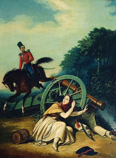 Scene from the 1812 Franco-Russian War, 1830s de (after) Charles de Hampeln