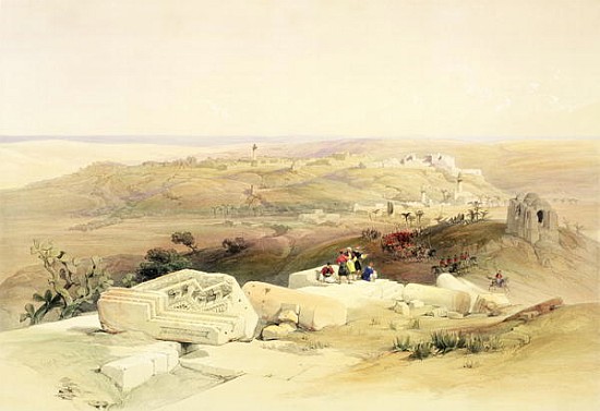 Gaza, March 21st 1839, plate 59 from Volume II of ''The Holy Land''; engraved by Louis Haghe (1806-8 de (after) David Roberts