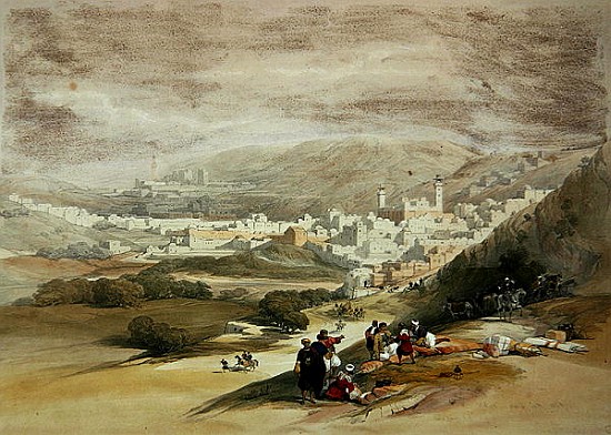 Hebron, 18th March 1839 from Volume II of ''The Holy Land'' de (after) David Roberts