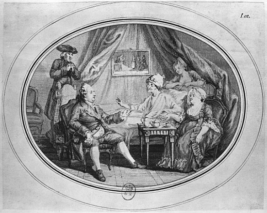 The Luncheon at Ferney, 4th July 1775 de (after) Dominique Vivant Denon