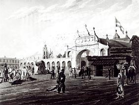 Market Place; engraved by Daniel Havell (1785-1826) 1820