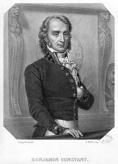 Henri Benjamin Constant de Rebecque (1767-1830) at the Tribune de (after) Felix Philippoteaux