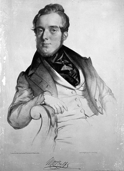 Michael Balfe; engraved by the artist de (after) Firmin Salabert