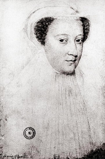 Mary, Queen of Scots (1542-87) in white mourning de (after) Francois Clouet