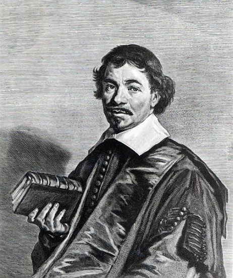 Johannes Hoornbeek; engraved by Jonas Suyderhoef de (after) Frans Hals