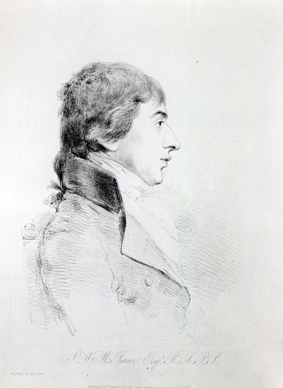 Joseph Mallord William Turner R.A; engraved by William Daniell de (after) George Dance
