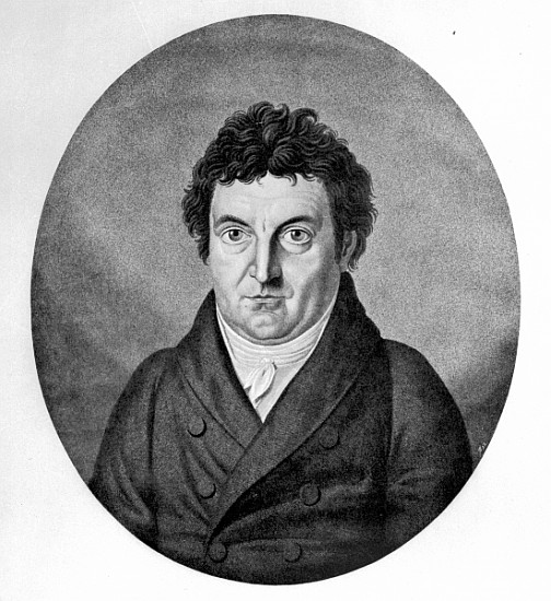 Johann Gottlieb Fichte; engraved by Johann Friedrich Jugel after a painting of 1808 de (after) Heinrich Anton Dahling