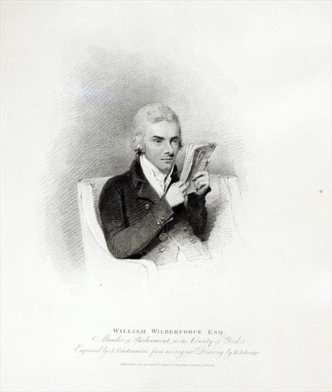 William Wilberforce; engraved by J. Vendramini de (after) Henry Edridge