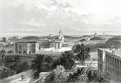 Lucknow; engraved by E.P Brandard, c.1860 de (after) J Ramage