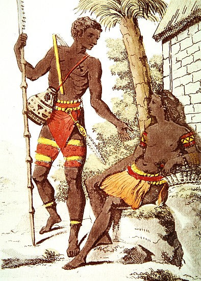 Man and Woman from the Palau Islands de (after) Jacques Grasset de Saint-Sauveur
