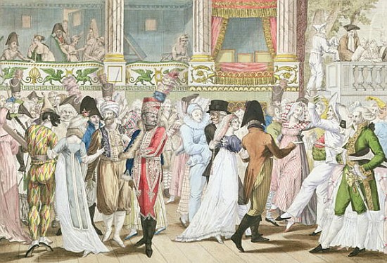 Costume Ball at the Opera, after 1800 de (after) Jean Francois Bosio