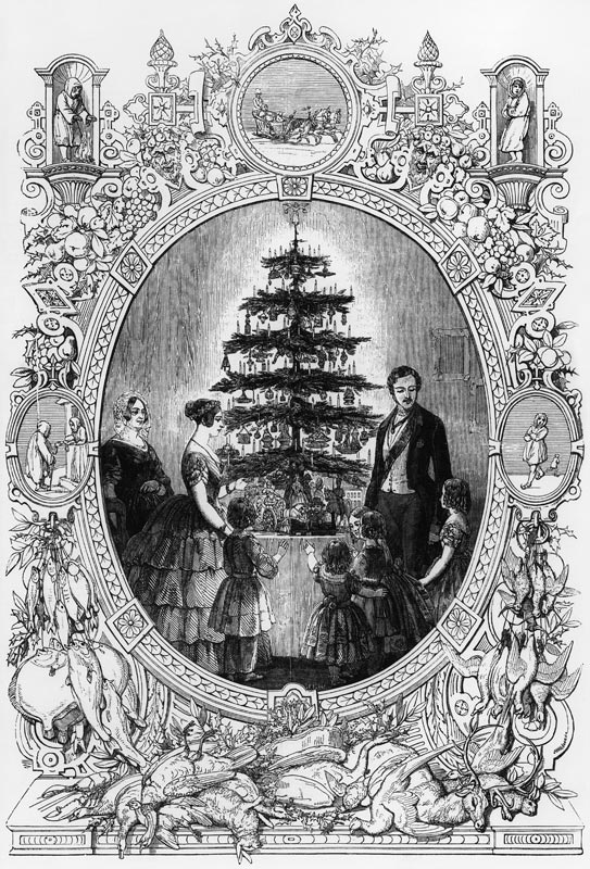 Christmas Tree at Windsor Castle de (after) J.L. Williams