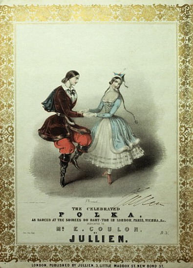 The Celebrated Polka, song sheet de (after) John Brandard