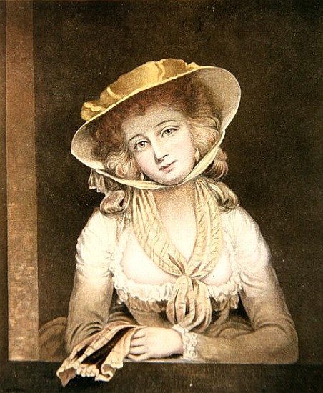 Portrait of Sophia Western; engraved by J.R. Smith de (after) John Hoppner
