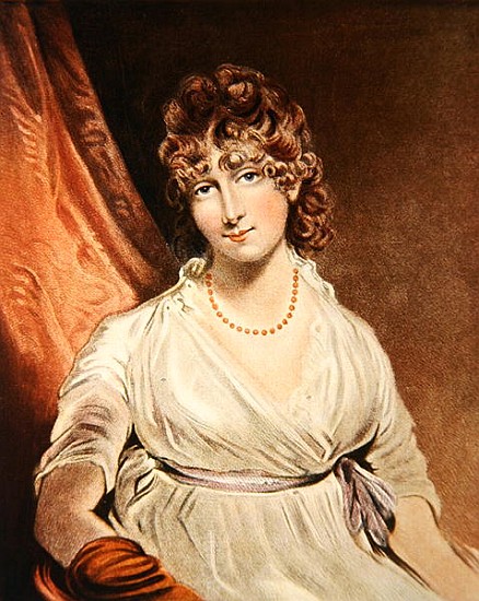 Portrait of the Honourable Mrs. Bouverie ; engraved by I.R Smith (fl.1800-30) de (after) John Hoppner