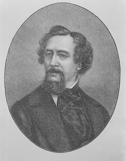Charles John Huffam Dickens (1812-70) de (after) John Jabez Edwin Paisley Mayall