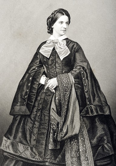 Mademoiselle Victoire Balfe (1837-71) ; engraved by D.J. Pound from a photograph, from ''The Drawing de (after) John Jabez Edwin Paisley Mayall