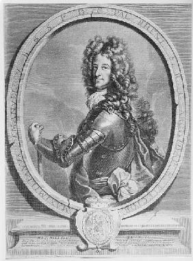 Maximilian II Emanuel, Elector of Bavaria; engraved by Cornelis Vermeulen