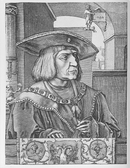 Emperor Maximilian I de (after) Lucas van Leyden