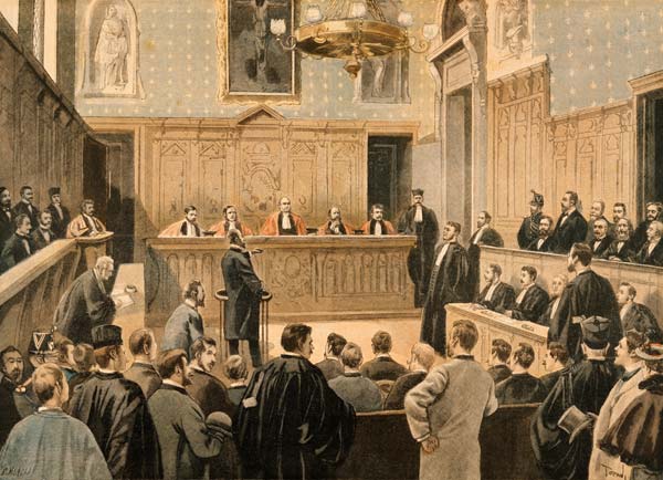 The Panama Trial, from ''Le Petit Journal''; engraved by Fortune Louis Meaulle (1844-1901) 2nd Janua de (after) Oswaldo Tofani