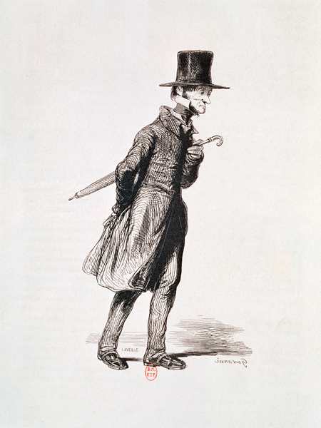 The Employee, from ''Les Francais peints par eux-memes''; engraved by Guillaumot, Paris, c.1850 de (after) Paul Gavarni