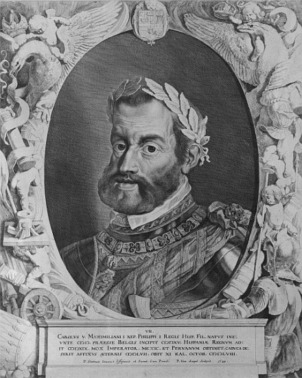 Charles V, Holy Roman Emperor; engraved by Pieter van Sompel de (after) Pieter Claesz Soutman