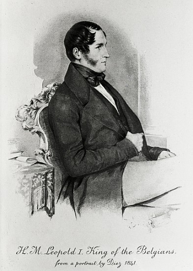 Leopold I, King of the Belgians, after a portrait of 1840 de (after) Samuel Diez
