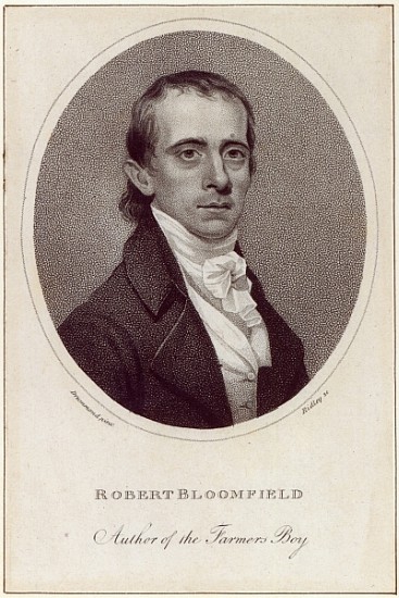 Robert Bloomfield; engraved by William Ridley, published in the ''Monthly Mirror'' de (after) Samuel Drummond