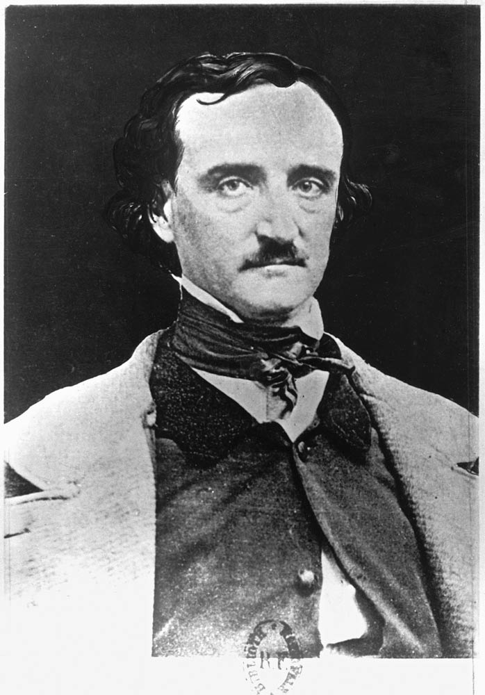 Portrait of Edgar Allan Poe (1809-49) (daguerreotype) de (after) Sarah Ellen Whitman