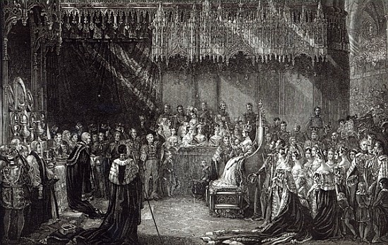 The Coronation of the Queen de (after) Sir George Hayter