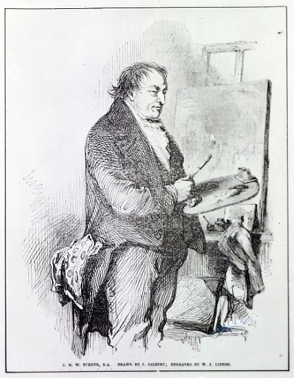 Joseph Mallord William Turner; engraved by W.J. Linton, c.1837 de (after) Sir John Gilbert