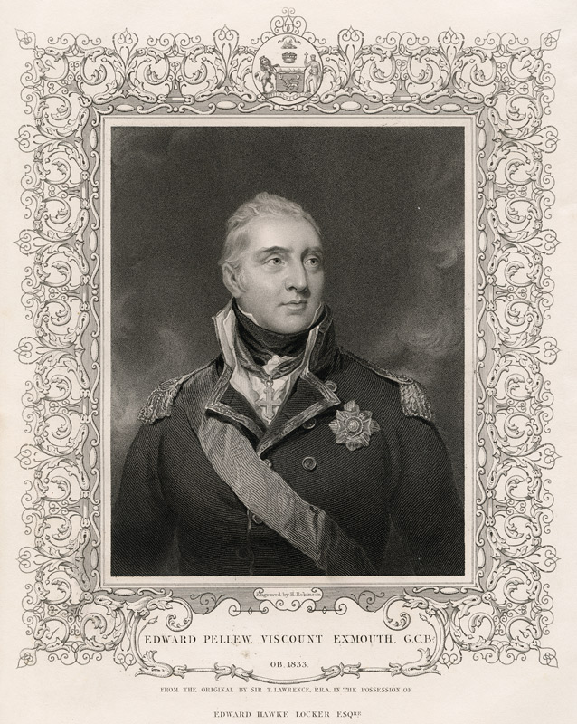 Admiral Sir Edward Pellew, c.1810 de (after) Sir Thomas Lawrence