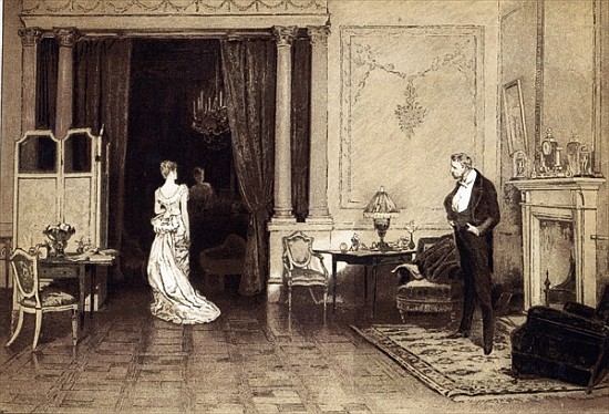 The First Cloud, from ''Leisure Hour'' de (after) Sir William Quiller Orchardson