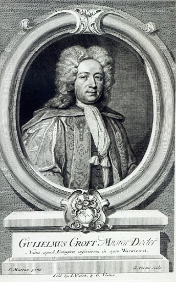 William Croft; engraved by George Vertue de (after) Thomas Murray