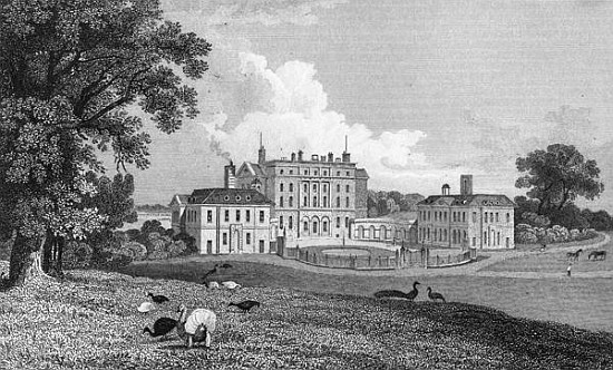 View of Chevening Place; engraved by S. Lacy de (after) Thomas Mann Baynes